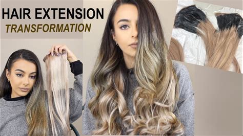 Blending Different Color Hair Extensions