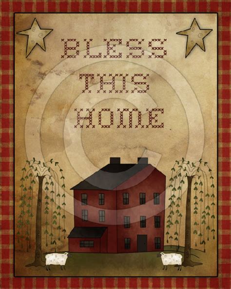 Bless This Home Saltbox