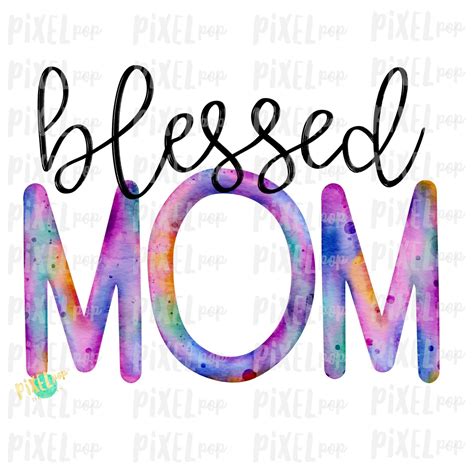 Download Blessed Mom Sublimation Printable