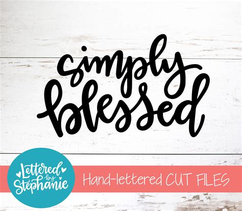 Download Blessed Quote SVG File - SVG Design Files