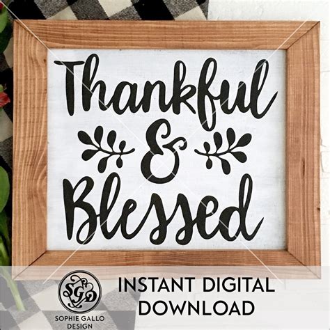 Download Blessed Quote SVG File - SVG Design Silhouette DXF Files