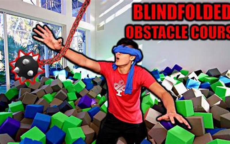 Blindfolded Obstacle Course
