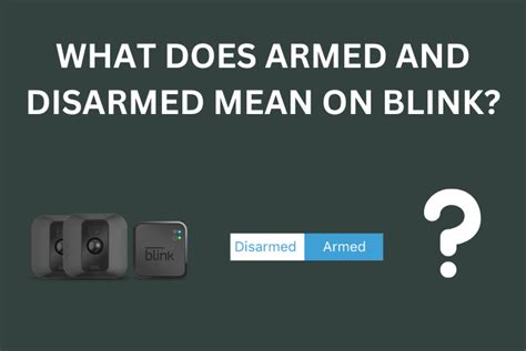 Blink Armed vs Disarmed Explained - BlinqBlinq