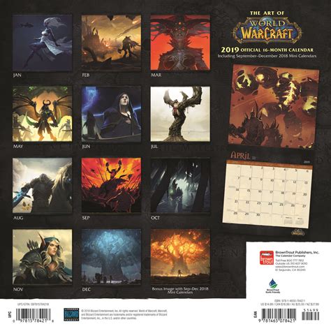 Blizzard Wow Calendar