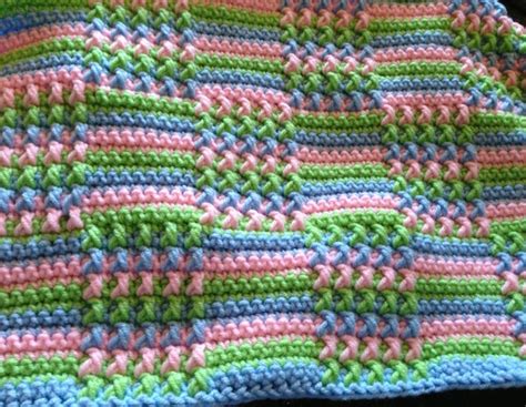 Block Crochet Blanket