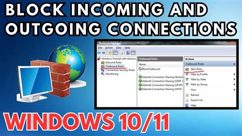 Block Outgoing Connections on Windows 10