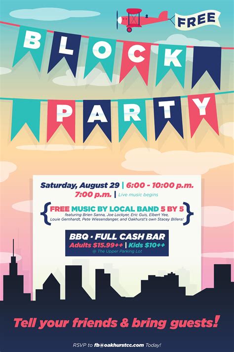 Block Party Invitations Free Printable Printable Templates