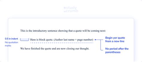 Block Quotes Mla Style