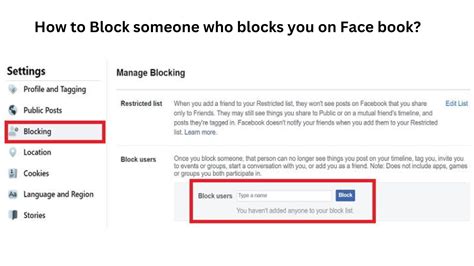 Block Someone Using the Facebook Website
