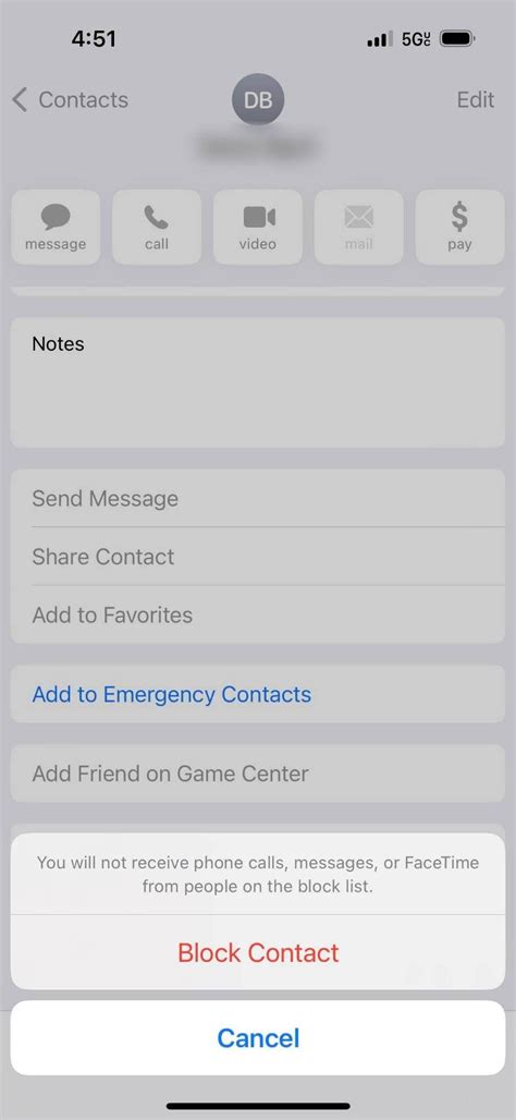 Block a phone number on iPhone using Phone App