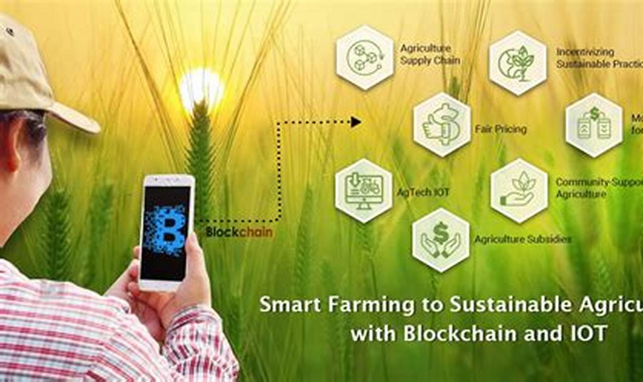 Blockchain applications in sustainable agriculture certification