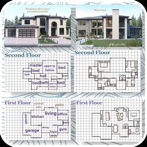 Blocksburg House Layout Planning