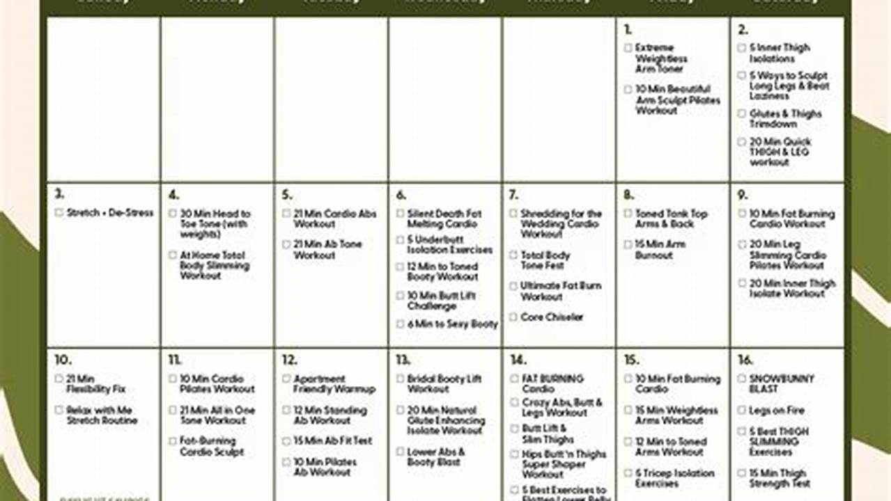 Blogilates March 2024 Calendar Google Meet