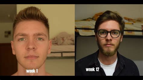 Blonde Beard Growth Time Lapse