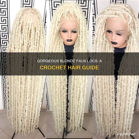 Blonde Faux Locs Crochet