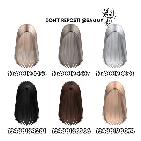 Blonde Hair Roblox Code