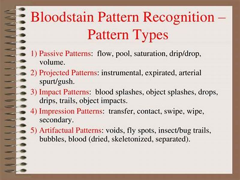 Blood Pattern Types