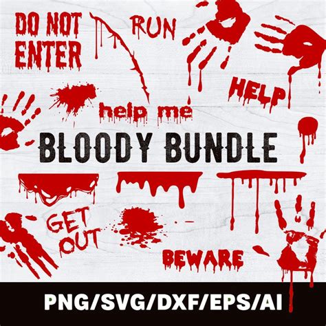 Download Blood Splatter Bundle Crafts
