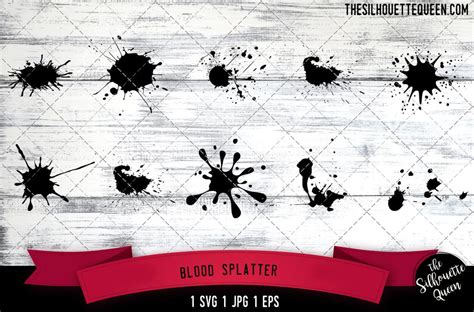 Download Blood Splatter Bundle Silhouette