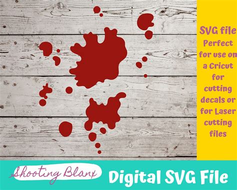 Download Blood Splatter Bundle for Cricut Machine