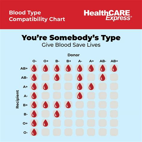 Blood Type Donation Chart