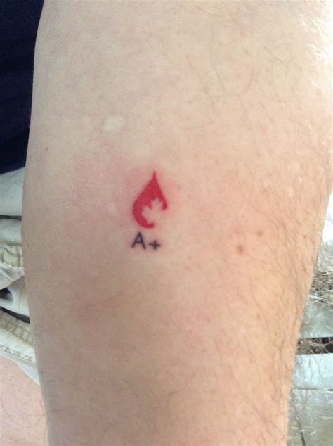 Blood Type Tattoo