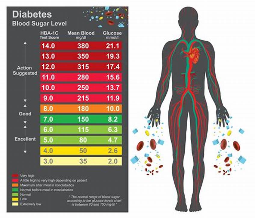 Blood sugar levels in the body