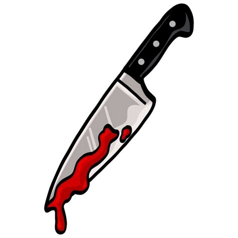 Bloody Knife Cartoon