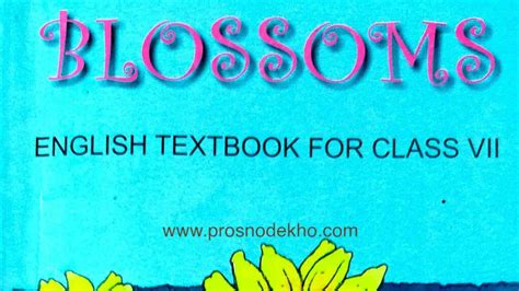 Blossoms English Textbook For Class 6 Solutions