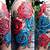 Blue And Red Rose Tattoo