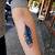 Blue Jay Feather Tattoo