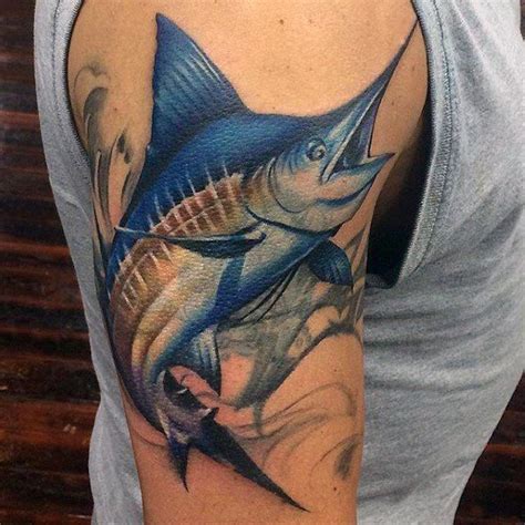 60+ Blue Marlin Tattoo Ideas & Meanings