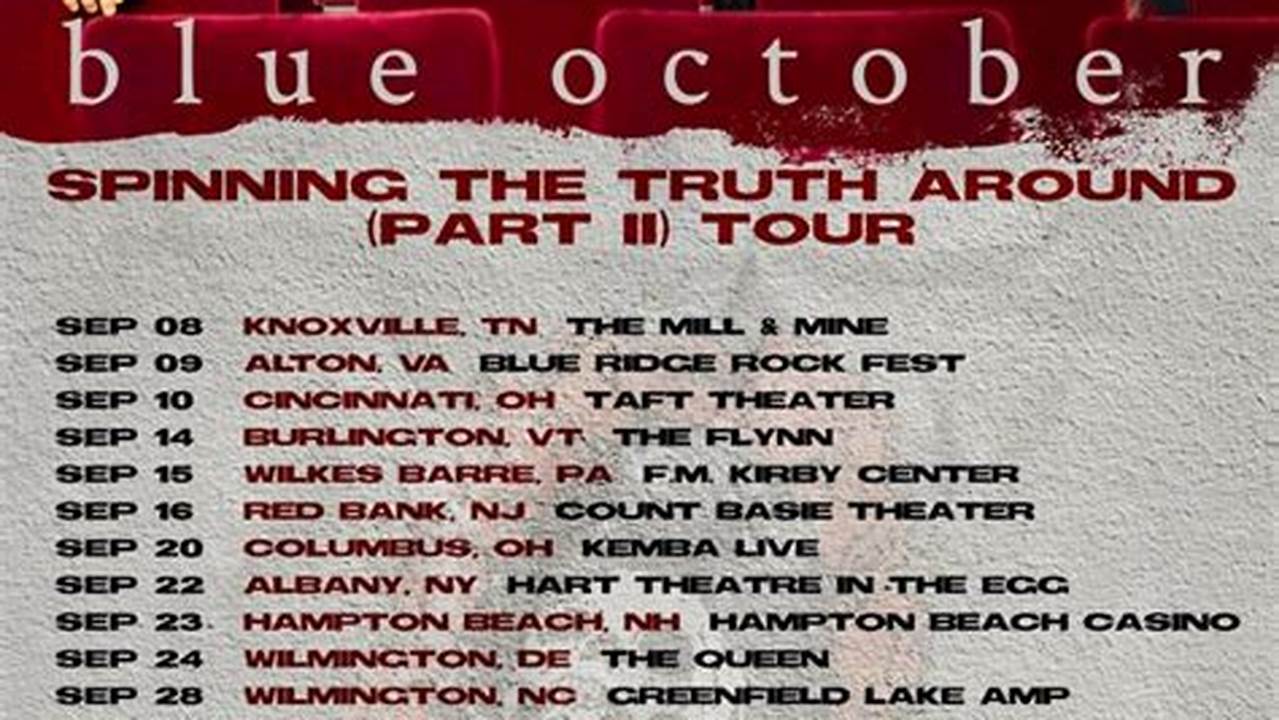 Blue October Concert 2024