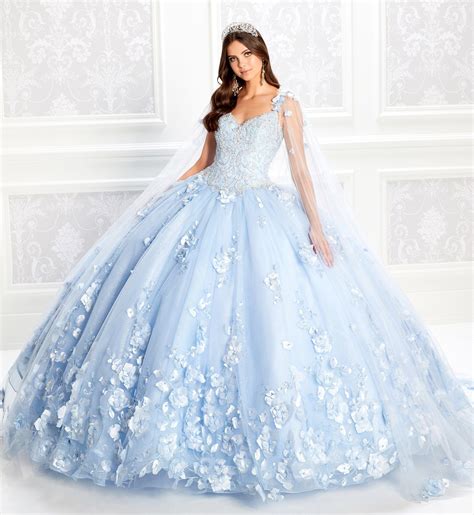 Blue Quince Dress With Flowers