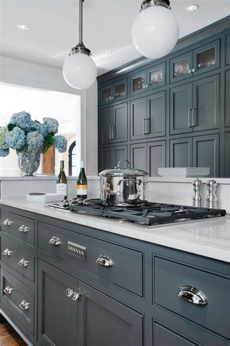 30 Grey and White Kitchens that Get Their Mix Right Blue