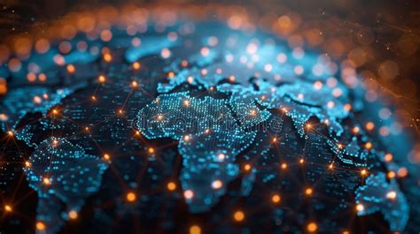 Black World Map Stock Photo Image 7852910