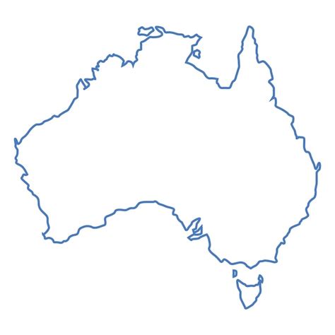 Blank map of Australia by DinoSpain on DeviantArt