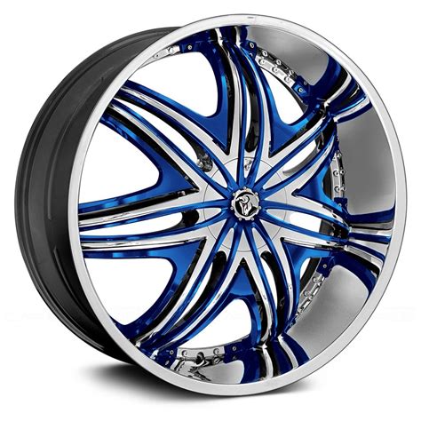 Blue Car Rims