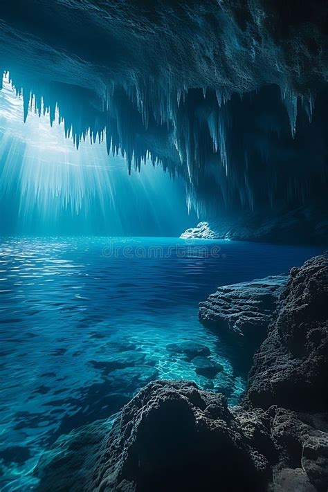 Blue Cave Interior