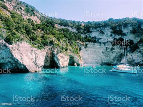 Blue Caves Paxi Greece