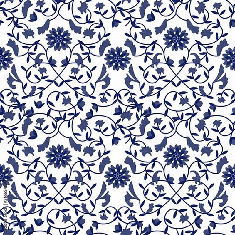 Blue Ceramic Pattern