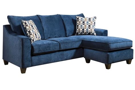 Blue Chaise Sofa