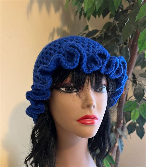 Blue Crochet Hat