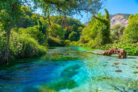 Blue Eye Albania spring