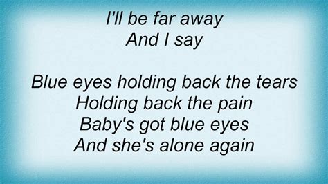 Blue Eyes Song Lyric