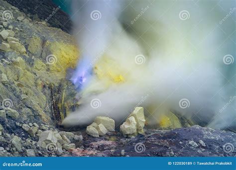 Blue Fire Sulfur Fumes