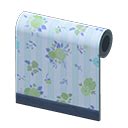 Add a Pop of Color to Your Animal Crossing Space with Blue Flower Print Wall