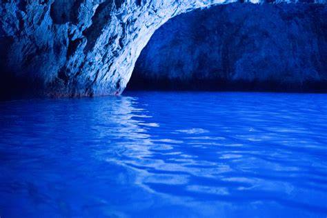 Blue Grotto Capri inside