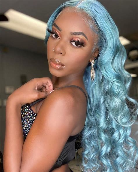 Unleash Your Bold and Beautiful Side: Embrace Trendy Blue Hair for Radiant Brown Skin
