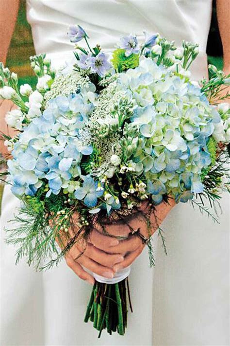 Blue Hydrangea Bouquets